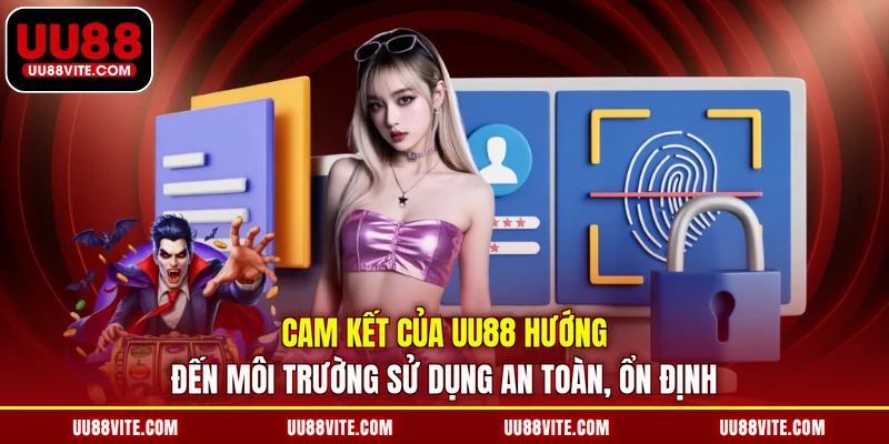 Cam kết của UU88 hướng đến môi trường sử dụng an toàn, ổn định 